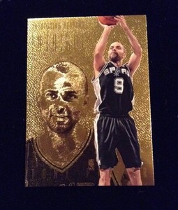 2013-14 Intrigue Intriguing Players #197 Tony Parker - Spurs GOLD 6/10 Ssp Wow