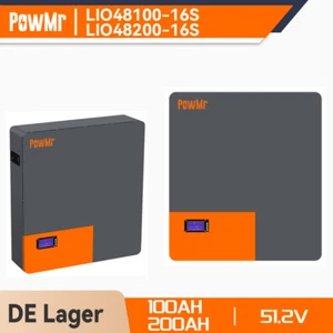 5kWh 10kWh Speicher Akku Batterie Solar Wandmontage 51.2V 200Ah LiFePO4 Lithium - Bild 1 von 31