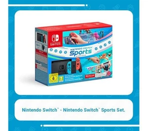 NINTENDO Switch Neon Red & Blue, Sports - Picture 1 of 7