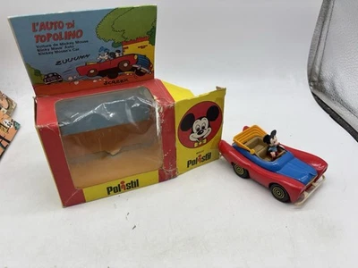 AUTO TOPOLINO POLITOYS POLISTIL WALT DISNEY W600 con Scatola Box Originale - Immagine 1 di 4