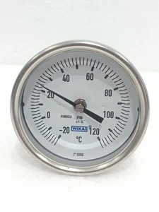 WIKA MEDIDOR DE TEMPERATURA INDUSTRIAL TIPO BIMETÁLICO -20°C A 120°C HECHO EN ALEMANIA IP66 - Imagen 1 de 10