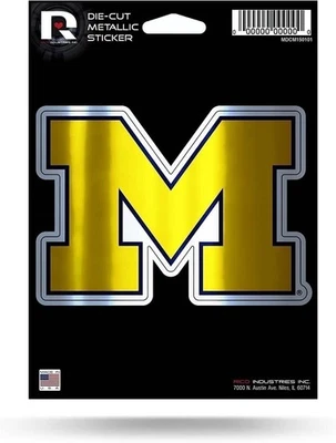 University of Michigan Wolverines 5 Inch Die Cut Flat Vinyl Decal Sticker... - Image 1 of 4
