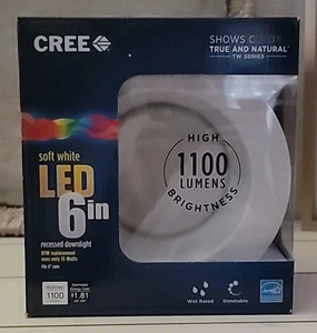 Cree TW Series 65W Equivalent Soft White 6 in. Dimmable LED  Recessed Downlight - Picture 1 of 6