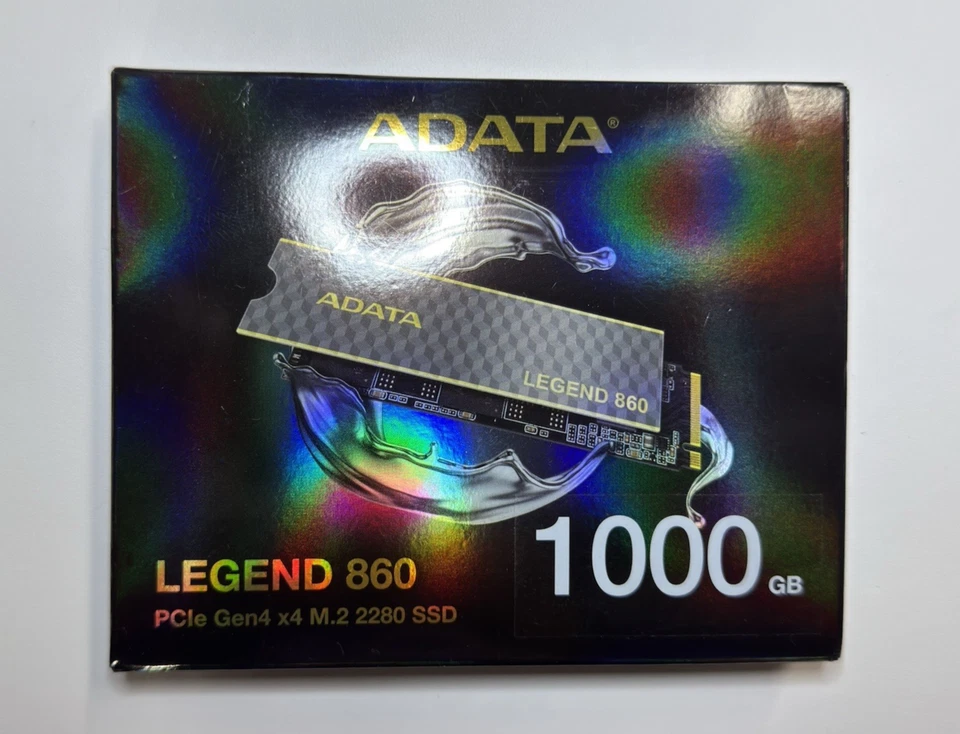 Disco de estado sólido SSD 1 TB AData Legend 860 PCIe Gen4 x4 M.2 2280 Foto 1 de 4