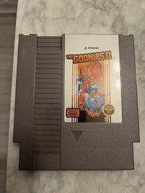 The Goonies II 2 NES Nintendo Entertainment System carrello sfuso testato autentico K