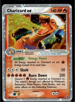 2004 EX FireRed & LeafGreen Charizard EX #105/112 - Image 1 of 2