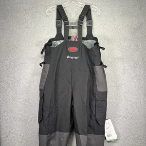 Frogg Toggs Pilot Guide Trägerhose Herren Medium schwarz anthrazit grau wasserdicht Angeln - Bild 1 von 10
