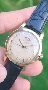 Vintage LeCoultre 1200 Master Mariner Automatic Bumper Power Reserve Men's Watch - Imagen 1 de 24