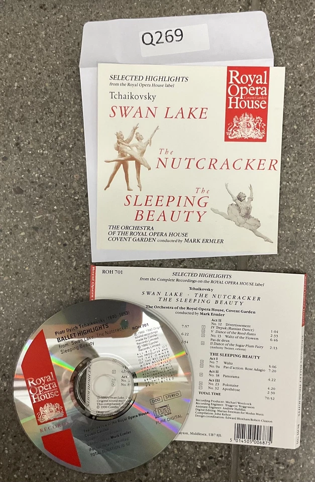 Tchaikovsky - "Swan Lake" - "The Nutcracker" - ( CD No Case #Q269 - Image 1 of 1