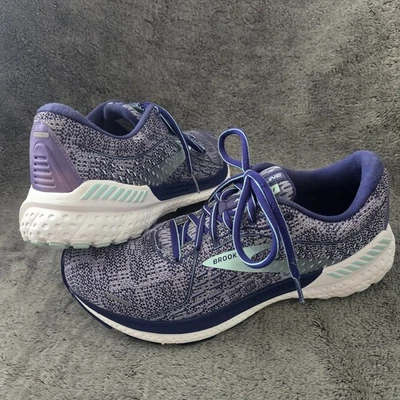Brooks Adrenaline GTS 21 Women's Size 10 B (M) Running Shoes Blue Purple - Image 1 of 4