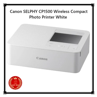 Canon SELPHY CP1500 Wireless Compact Photo Printer White Japan New - Image 1 of 4