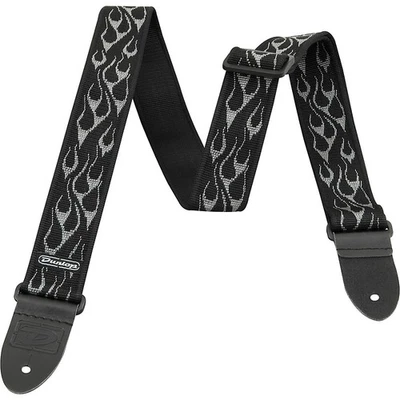 Correa de guitarra Dunlop D-38 Flambe de nailon gris Foto 1 de 4
