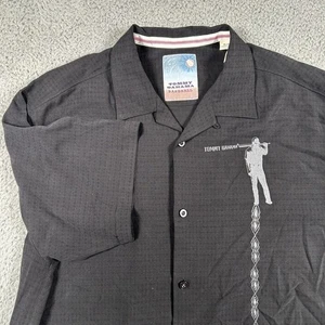Tommy Bahama Baseball Mens Shirt XL Black Arizona Diamondbacks Button Up - Picture 1 of 8