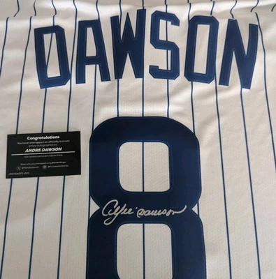 2025 Fanatics Under Wraps MLB Jerseys Andre Dawson Autograph Jersey Cubs - Image 1 of 4
