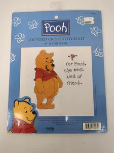 Leisure Arts P Is For Pooh Disney gezähltes Kreuzstich-Set #34003 versiegelt - Bild 1 von 4
