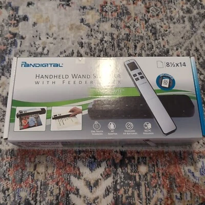 Pandigital Handheld Wi-Fi Wand Scanner S8X1103 w/ Feeder Dock Dark purple - Image 1 of 4