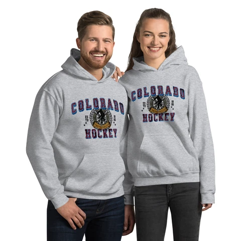 Colorado Hockey Hoodies | Sizes SML to 5XL | Hockey Team Hoodies Cover