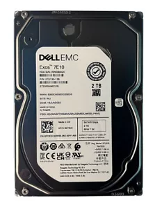 Lot of 2 Dell 0Y4CD 2TB 7.2K RPM SATA 6Gbps 3.5" Hard Drives – Open Box - Picture 1 of 1