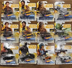 Hot Wheels Star Wars Character Cars lot Of 12 Set 3 - Picture 1 of 3