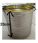 Large Empty Tin Cans Upcycling/weddings/Crafts/Tin Can Alley 20cm