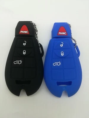 2*Fob Key Cover for 2014 2015 2016 DODGE DART CHALLENGER CHARGER MAGNUM CHRYSLER - Image 1 of 4