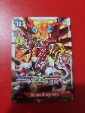 Digimon Great Legend ShineGreymon BT4-020 R Near Mint