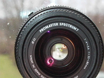 Promaster Spectrum 7 Canon EF 35-80mm F:4 Zoom EF mount, Caps, filter, working  - Image 1 of 4