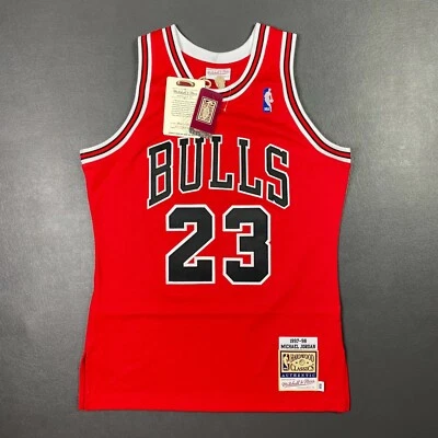 100% Authentic Michael Jordan Mitchell Ness 97 98 Bulls Jersey Size 40 M Mens - Image 1 of 4