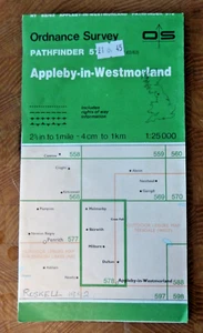 Ordnance Survey Pathfinder series Paper Map No 578 62/63 Appleby Melmerby Dufton - Imagen 1 de 2