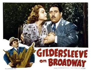 Gildersleeve On Broadway Lobby Card Ann Doran Hal Peary 1943 Old Photo