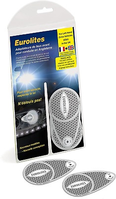 Travelspot 92230 Eurolites Headlight Beam Adapters For Left Hand Drive Vehciles
