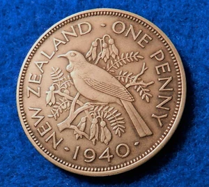 1940 New Zealand Penny - Fantastic Coin - See Pictures - Picture 1 of 2