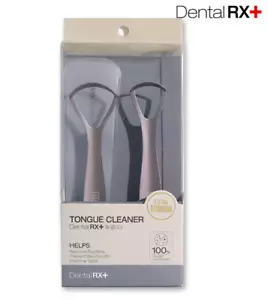 NUEVO raspador limpiador de lengua dental RX titanio (juego de 2 piezas) - Imagen 1 de 4