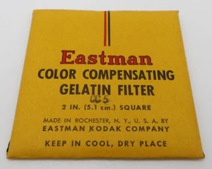 KODAK CC 5 - Color Compensating Gelatin Filter 2 in 5.1cm Square - Picture 1 of 2