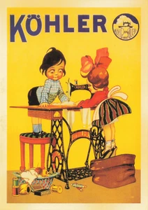 Postcard Advertising Kohler Sewing Machines 4x6 Modern Print - Picture 1 of 2
