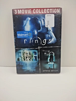 3-Movie Collection: The Ring / The Ring Two / Rings (DVD, 2017)  w Slipcover  - Image 1 of 4