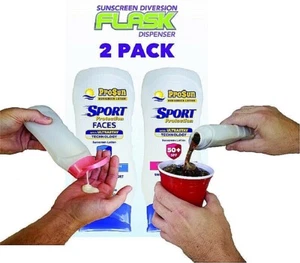 SunFlask - Sunscreen Dispensing Hidden Flask by Smuggle Mug - Picture 1 of 3