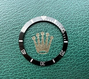 Genuine Rolex Submariner 5512 5513 1680 1665 Pointed 4 Black Bezel Insert - #808 - Picture 1 of 5