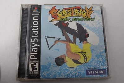 BursTrick Wake Boarding PS1 Playstation 1 Video Game Complete in Box CIB Tested - Image 1 of 4