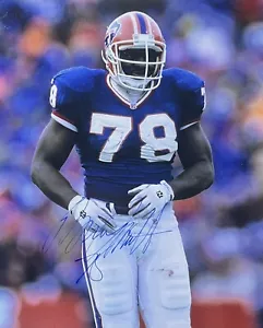 Bruce Smith Buffalo Bills FIRMADO Autografiado 8x10 Salón de la Fama Salón de la Fama Salón de la Fama con Certificado de Autenticidad - Imagen 1 de 1