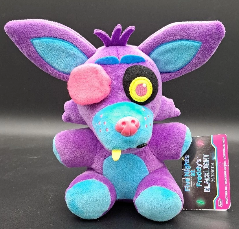 Funko Purple Foxy Blacklight 2017 FNAF Five Nights at Freddys 8" Official Plush