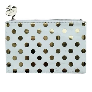 KATE SPADE polka dot pencil cosmetic case pouch 8.5”x 5.5” - Picture 1 of 2