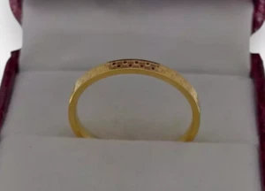 Gold Ring 585 Gelbgold 14Karat 0,79g Gr. 59 (18,8mm) PL - Bild 1 von 5