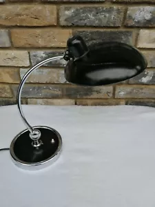 Lámpara de mesa Kaiser Idell President 6631 negra original antigua - Imagen 1 de 24