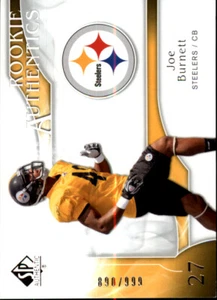 A1642- 2009 SP Authentic #282 Joe Burnett RC /999 SAMPLE PIC - Picture 1 of 2