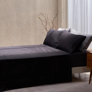 Queen Bed Sheet Set, Super Soft Microfiber Luxury 4 Piece Bedding Sheets & Pillo - Picture 1 of 12