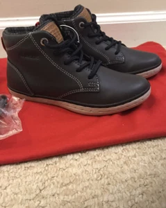 GEOX RESPIRA BOOT SHOE BOYS NAVY LEATHER 1 - Picture 1 of 19