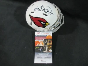 MINICASCO FIRMADO POR KURT WARNER ARIZONA CARDINALS SPEED RIDDELL CERTIFICADO DE AUTENTICIDAD JSA - Imagen 1 de 4