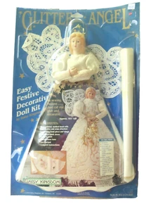 Kit bambola angelo di Natale glitter! NUOVO! 1994! NO CUCITO! REGNO MARGHERITA 16"! - Foto 1 di 8