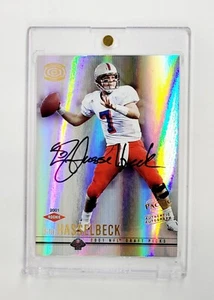 MNT #/ED RC AUTO 2001 Tim Hasselbeck Pacific Dynagon BOSTON COLLEGE EAGLES BILLS - Picture 1 of 3